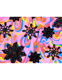 Tejido danza arcoiris