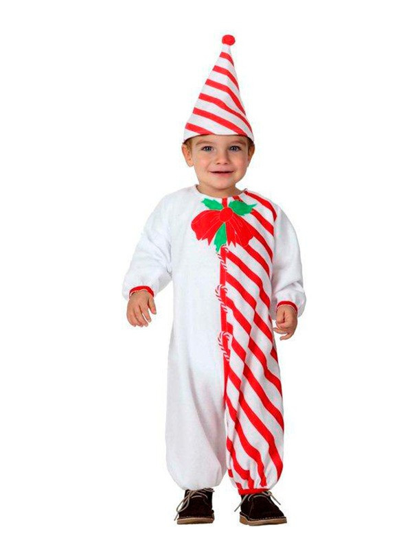 Disfraz bastón de caramelo bebé