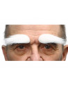 Cejas postizas blancas