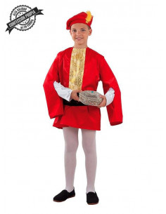Disfraz paje Gaspar infantil