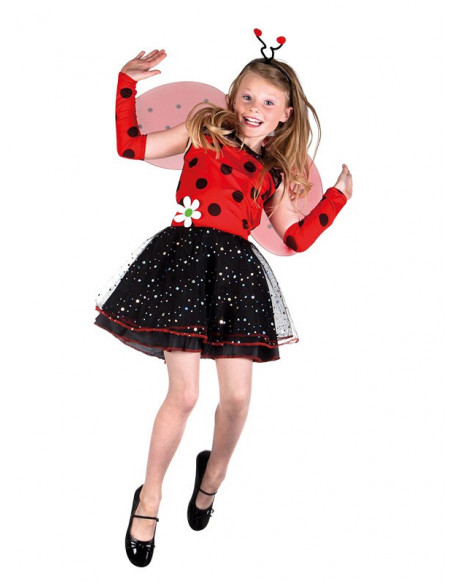 Disfraz mariquita para niña