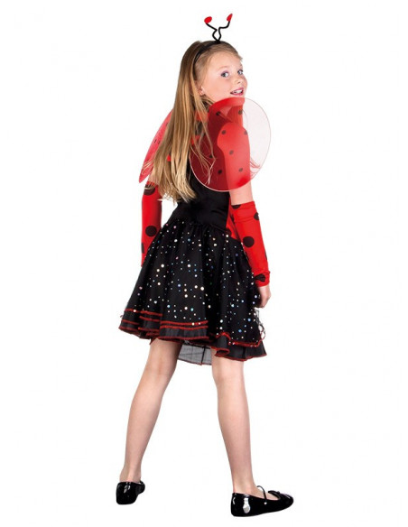 Disfraz mariquita detrás