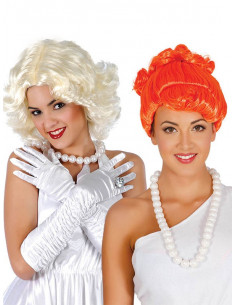 Collar perlas Wilma Picapiedra