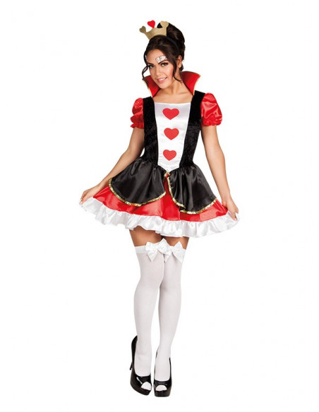 Disfraz Reina de corazones sexy para mujer