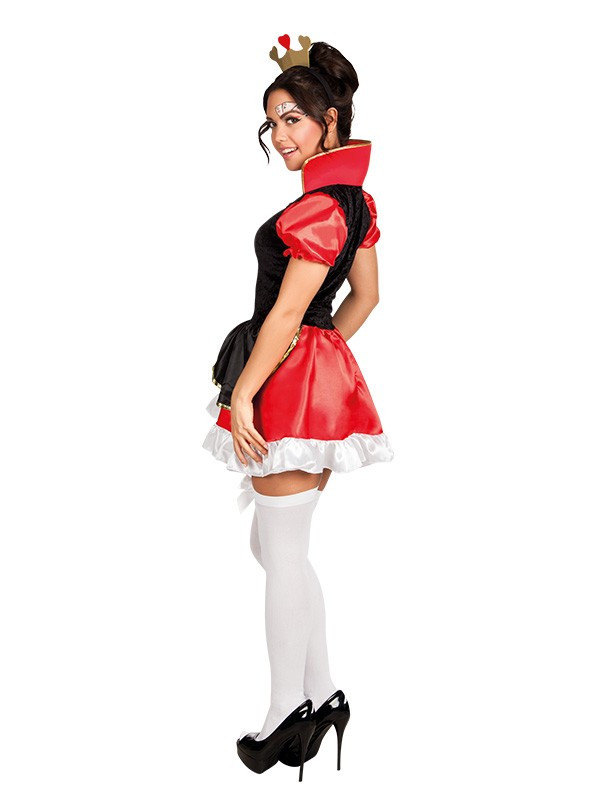 Disfraz Reina de corazones sexy trasera