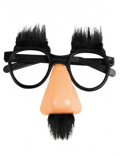 Gafas con nariz y bigote peludas 2