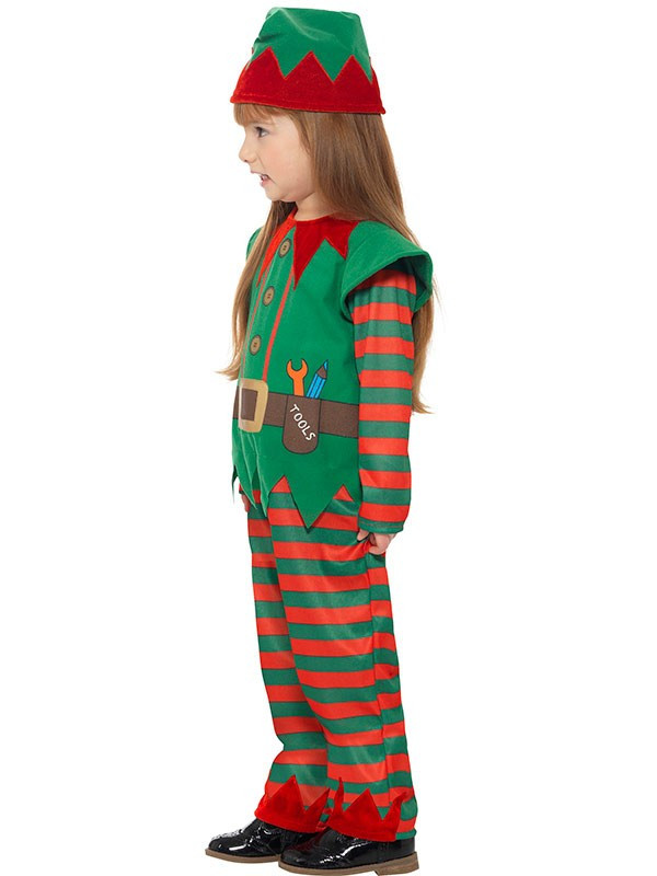 Disfraz elfo infantil unisex lateral