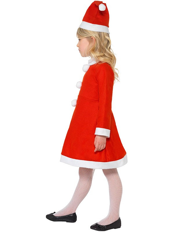 Disfraz Mama Noel para niña perfil