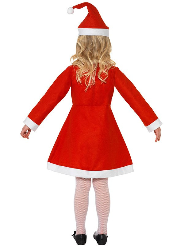 Disfraz Mama Noel para niña trasera