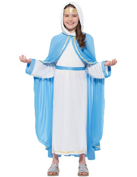 Disfraz Virgen Maria para niña