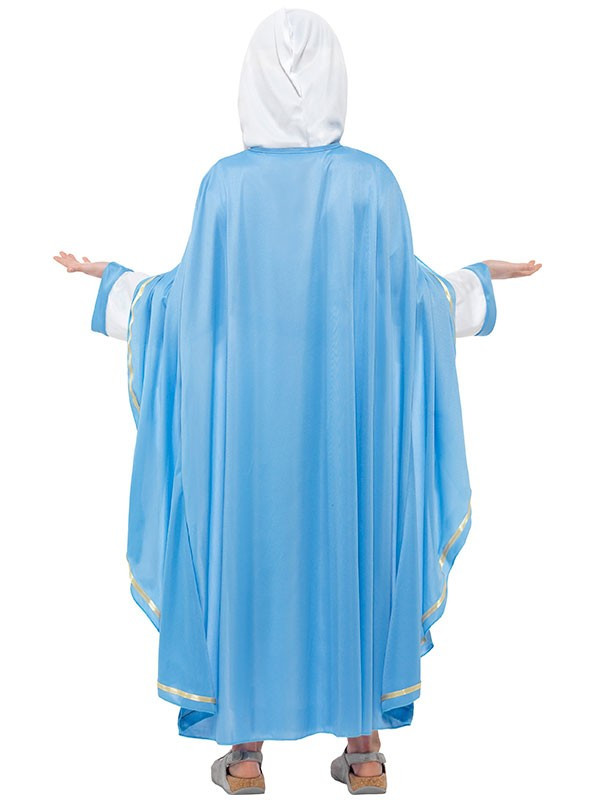 Disfraz Virgen Maria para niña trasera