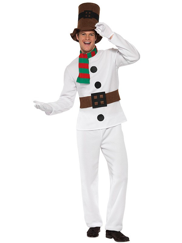 Disfraz muñeco de nieve para adulto