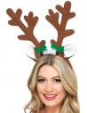 Diadema de reno marrón