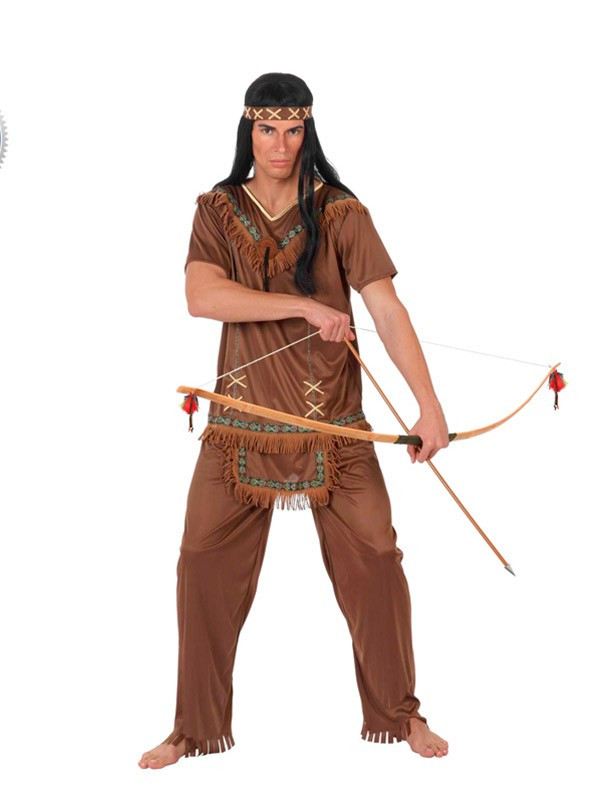Disfraz Indio marron para adulto