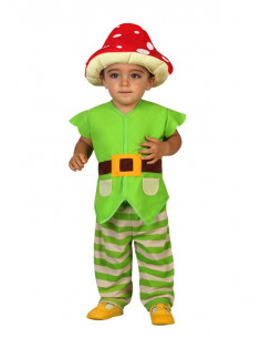 Disfraz de duende seta para bebé