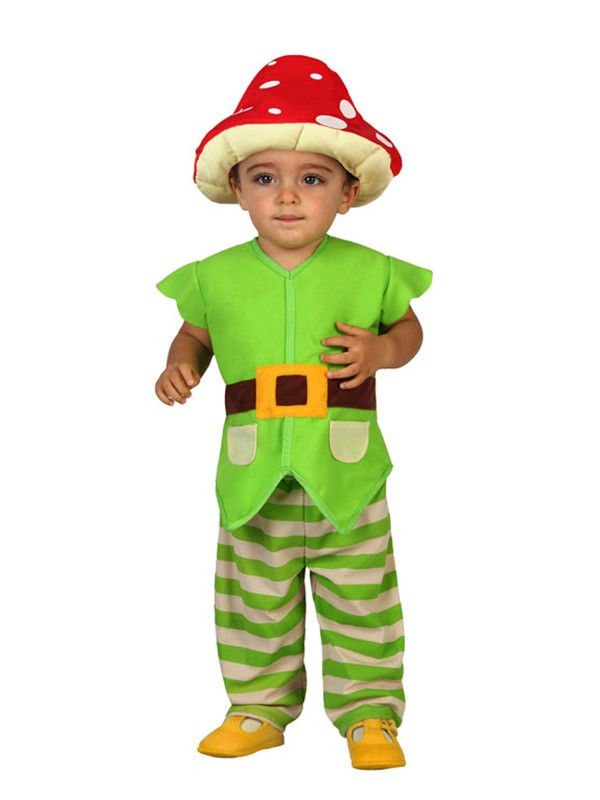 Disfraz de duende seta para bebé