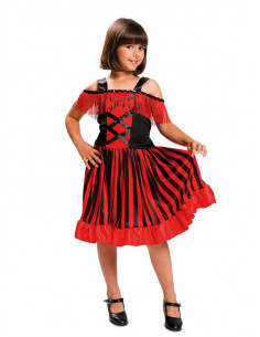 Disfraz Can can bailarina para niña