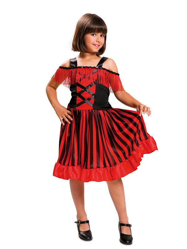 Disfraz Can can bailarina para niña