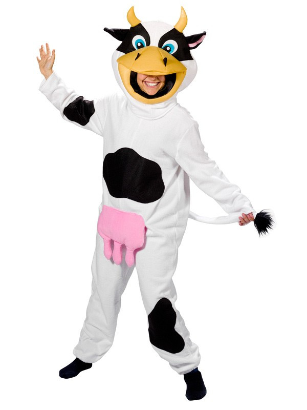 Disfraz Vaca Lechera para adulto