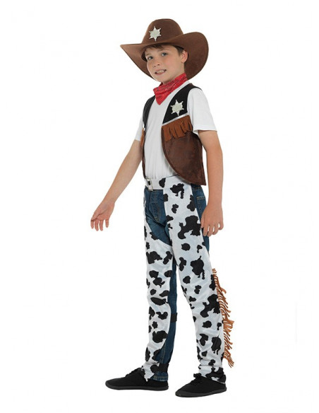 Disfraz de vaquero cowboy perfil