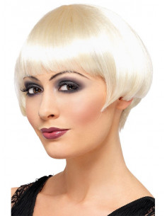 Peluca años 20 rubia