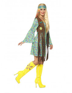 Disfraz hippie años 60 para mujer 2