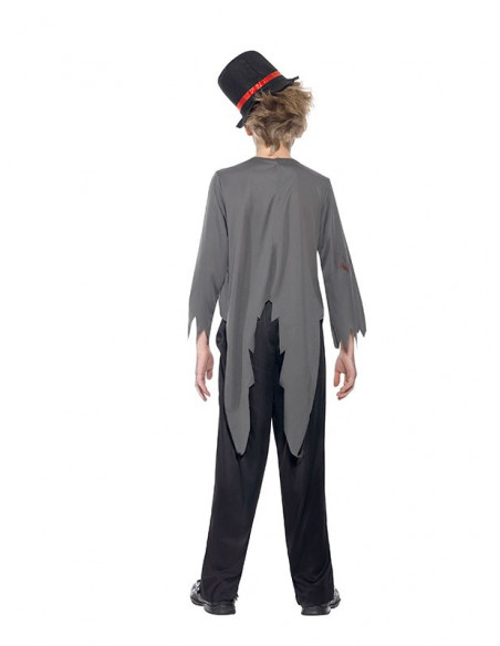 Disfraz novio zombie espalda