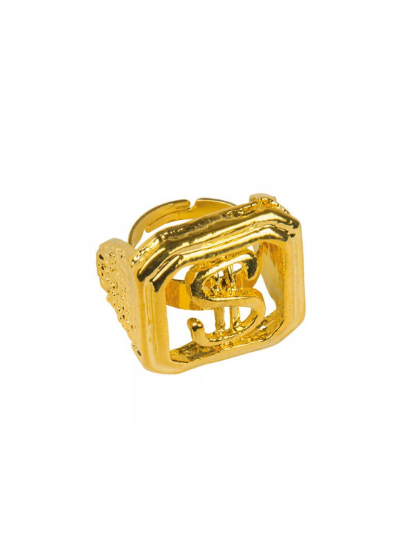 Anillo con forma de Dolar mano