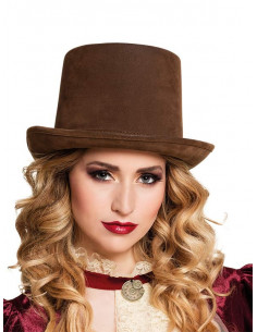 Chistera marrón deluxe