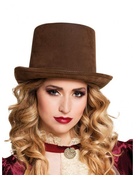 Chistera marrón deluxe