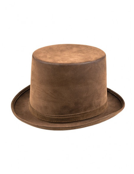 Chistera marrón deluxe mujer