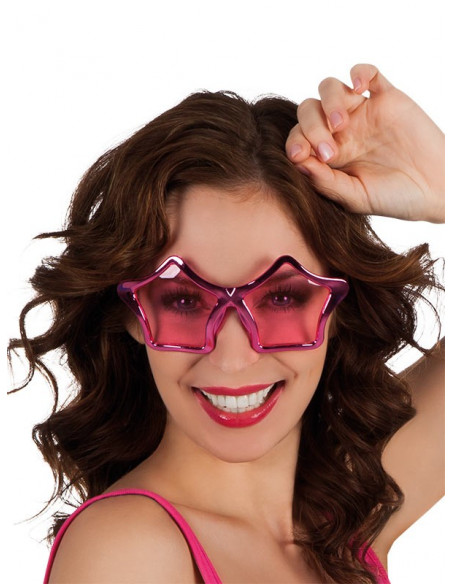 Gafas Star rosa