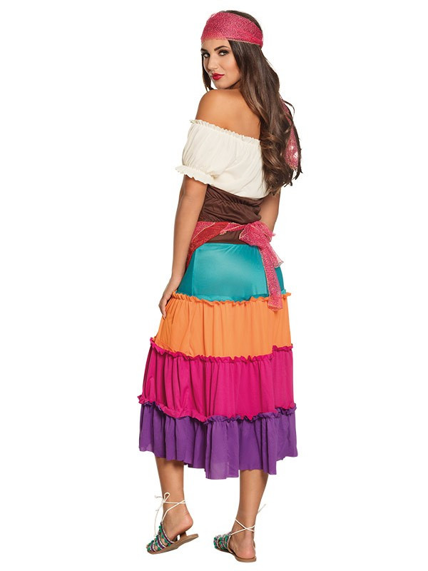 Disfraz zíngara Esmeralda espalda