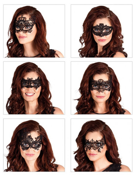 Antifaz de encaje negro