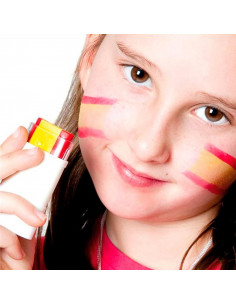 Maquillaje bandera de España 2
