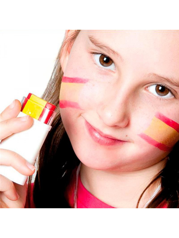 Maquillaje bandera de España