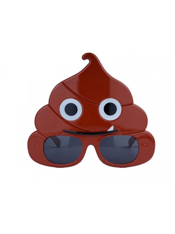 Gafas de emoticono Caca