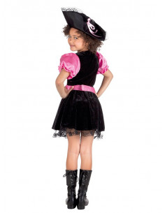 Disfraz de pirata pink para niña 2