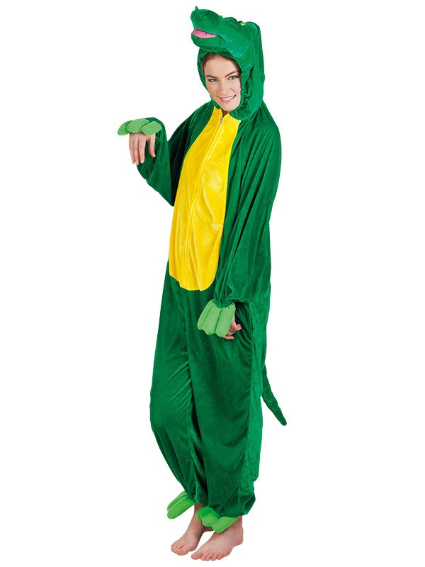 Disfraz de cocodrilo adulto