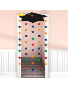Decoración de graduación para puertas