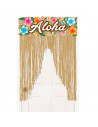 Decoración hawaiana para puertas