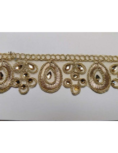 Galón pedrería lágrima 8174