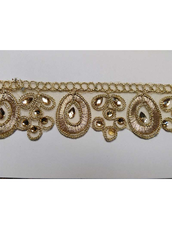 Galón pedrería lágrima 8174