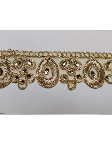 Galón pedrería lágrima 8174