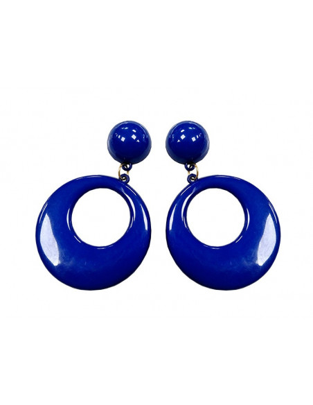 Pendiente andaluza grande azul