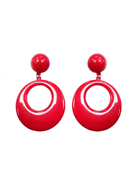 Pendiente andaluza rojo