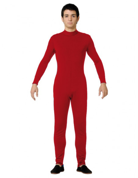 Mallas monos enterizo de licra adulto roja