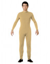 Mallas monos enterizo de licra adulto beige