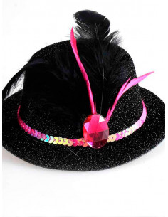 Mini chistera con purpurina