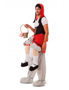 Disfraz de caperucita sobre lobo 2